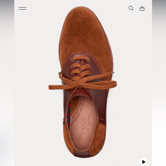🎉HP 🎉 Polo Ralph Lauren NIB Suede Saddle Shoes - Picture 7 of 11